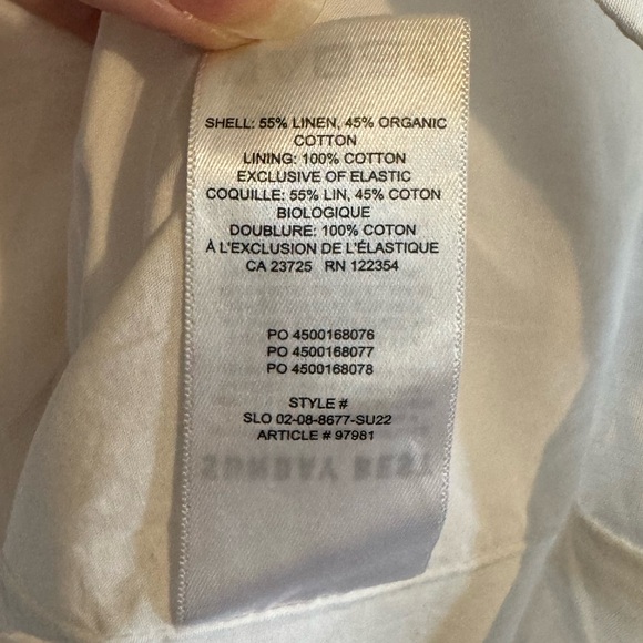 Aritzia Sunday Best
Hadley Poplin Dress Linen Puff Sleeve White Women’s XS - Picture 9 of 9